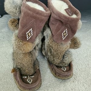 Tecumseh Canada Mukluks Real Fur